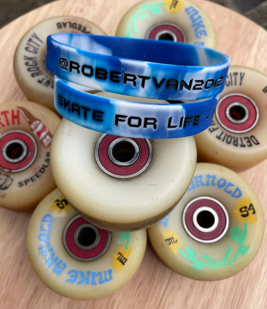 Skate for Life - Bracelet Blue Steel