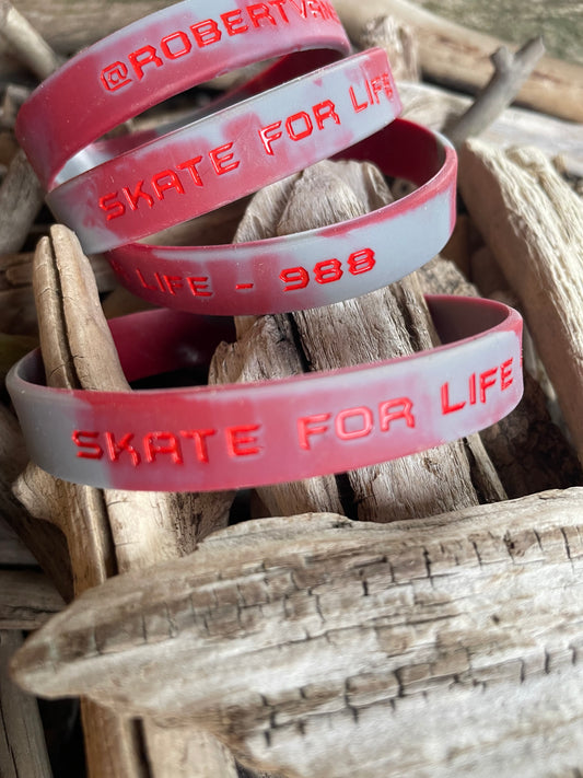 Skate for Life - Bracelet "RED is  Me "